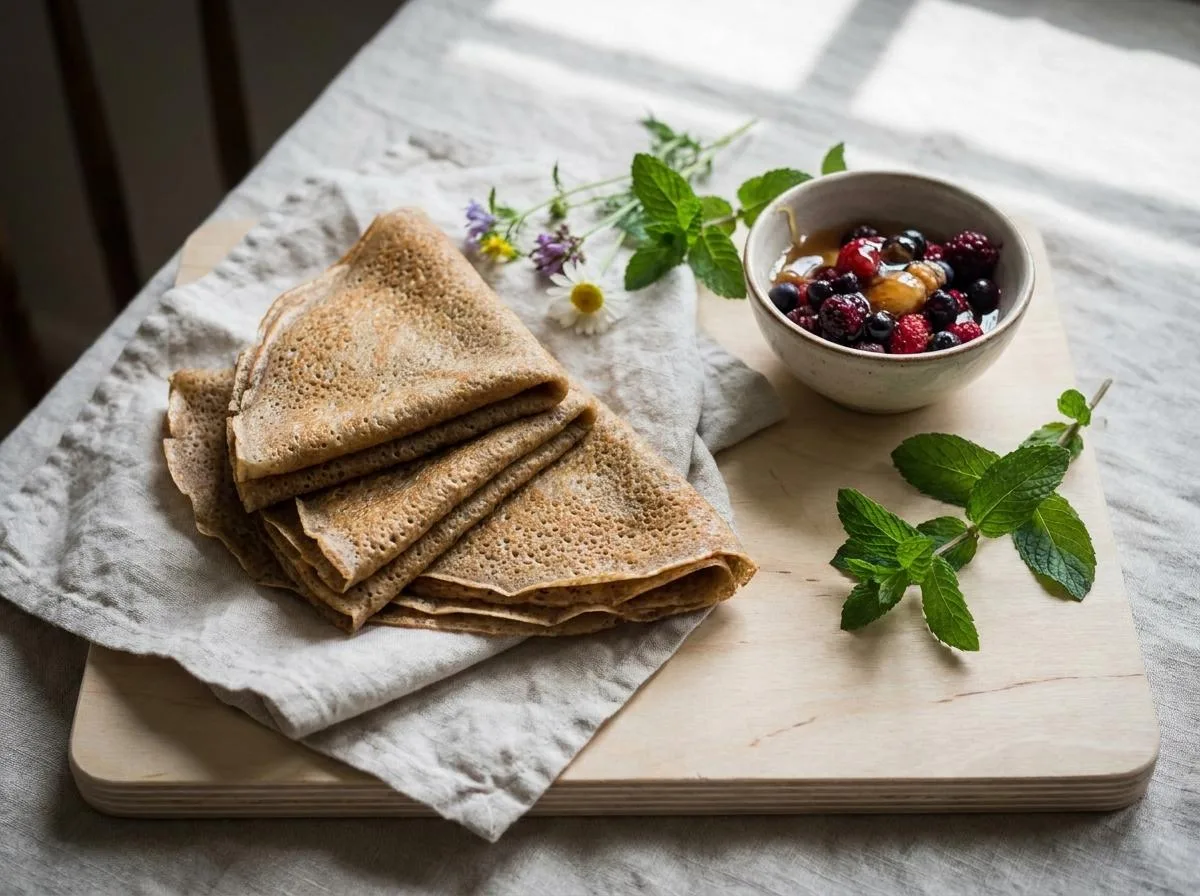 Panqueques de trigo sarraceno sin gluten